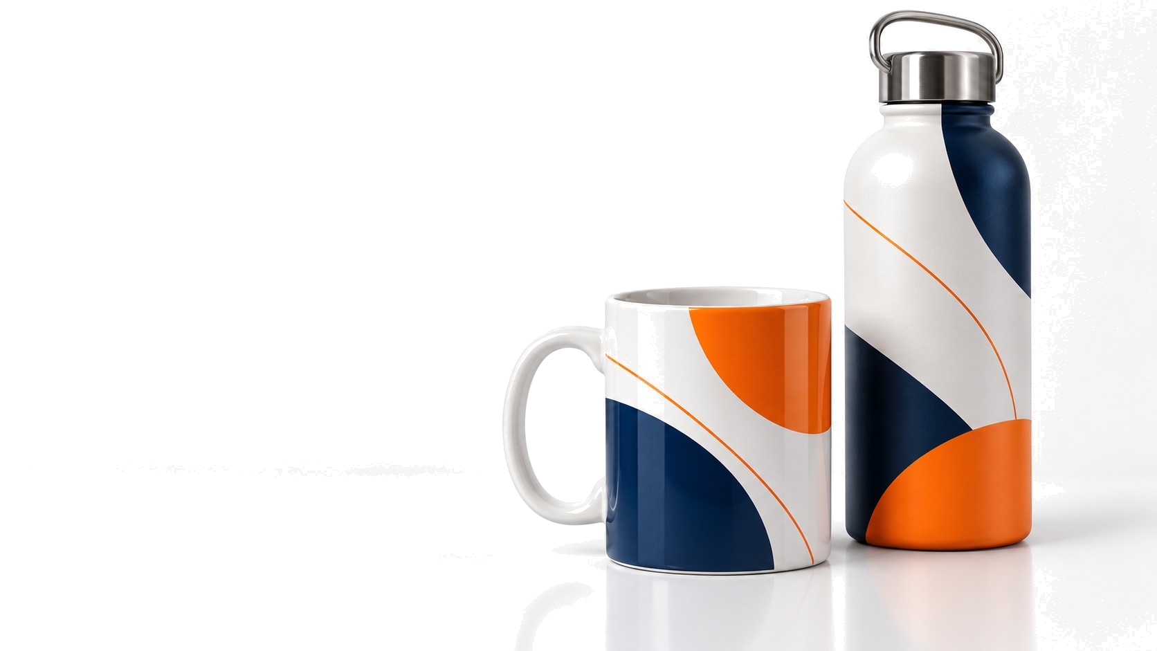 Caneca e squeeze personalizados com identidade corporativa