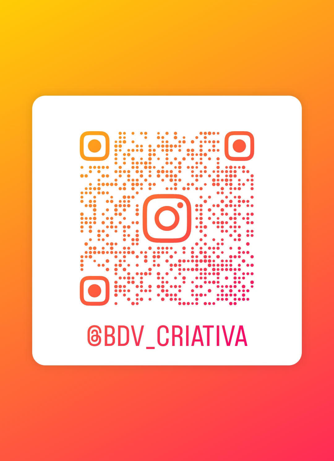 QR Code do Instagram @bdv_criativa